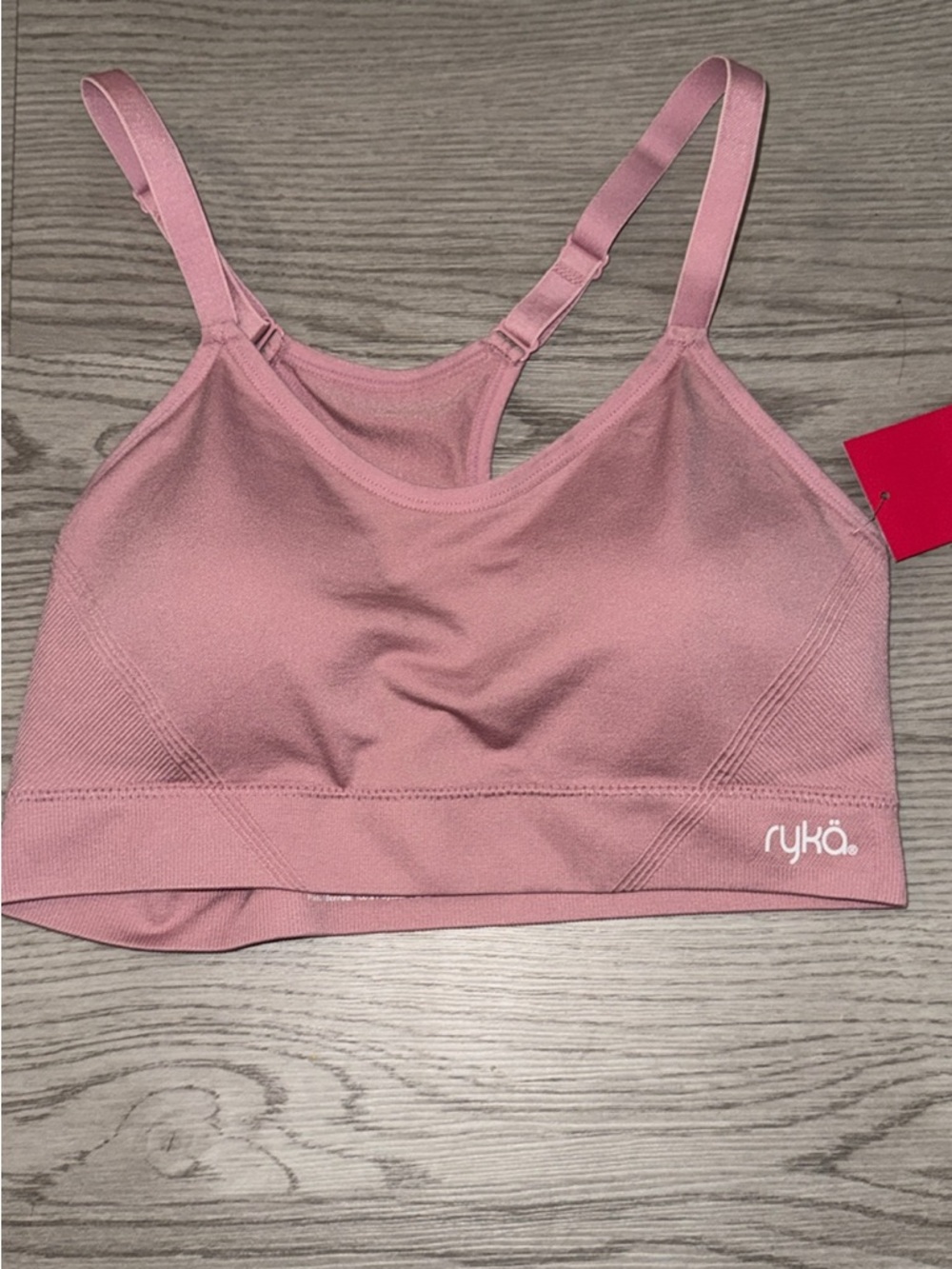 Ryka Pink Seamless Sports Bra